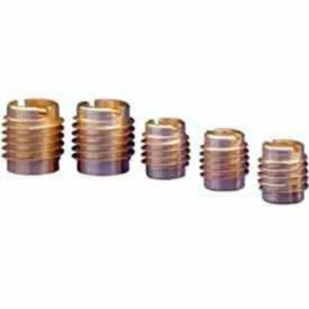 E-Z LOK Helical Insert, M6-1.00 Thrd Sz, Brass, 10 PK 400-M6